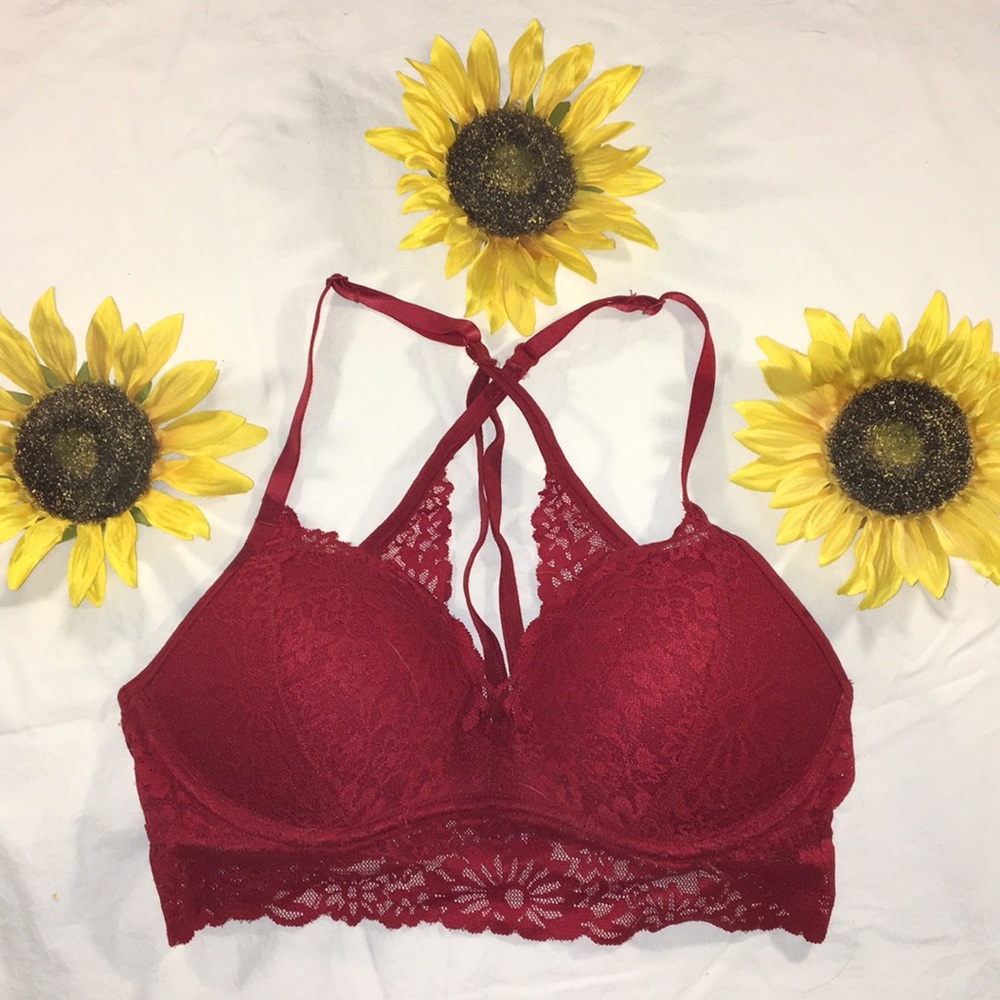 Sexy red push up lace by PINK